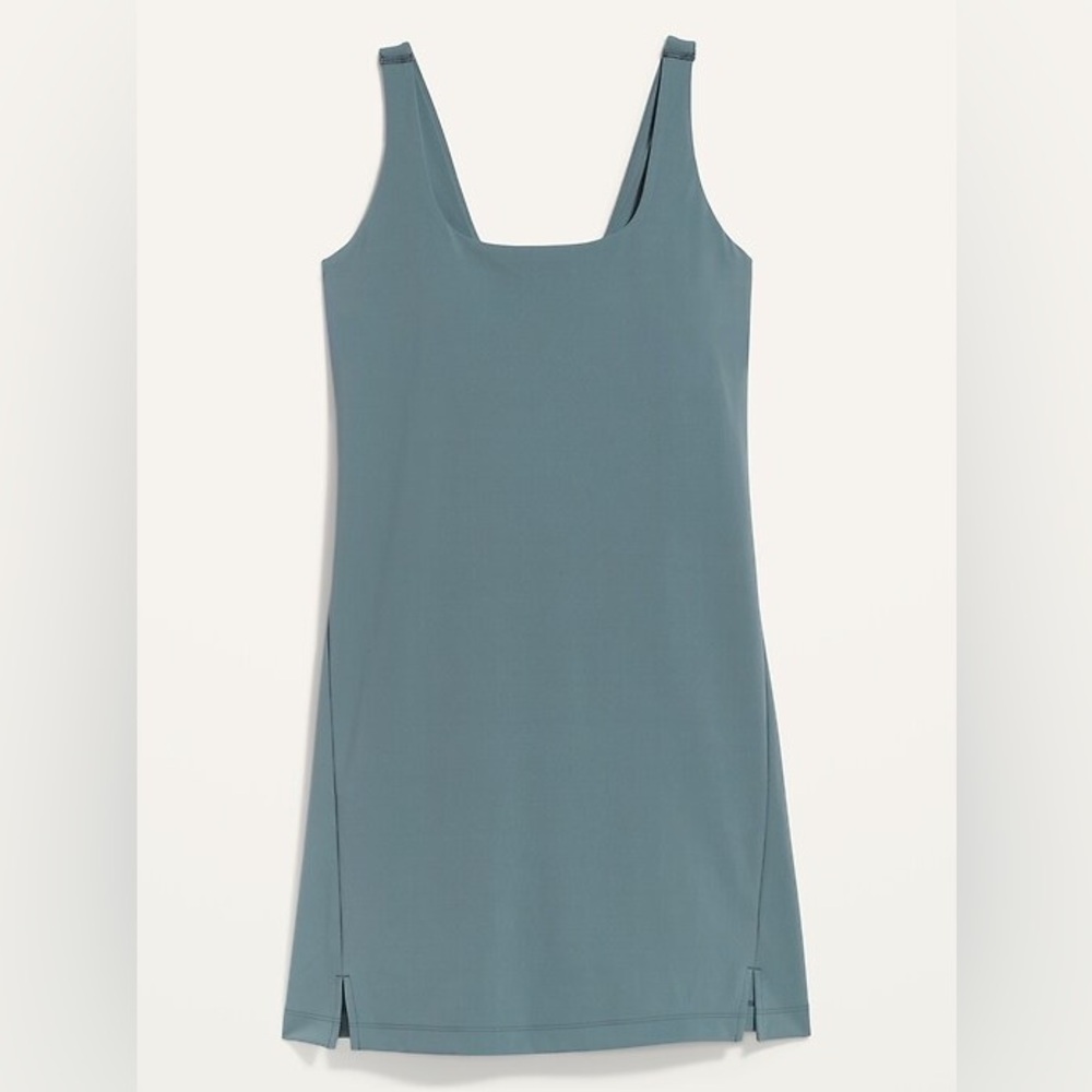 Athletic Blue Sleeveless Dress